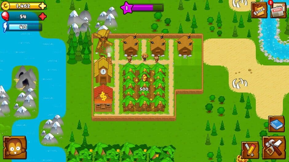 Скриншот 4 из Bloons Monkey City
