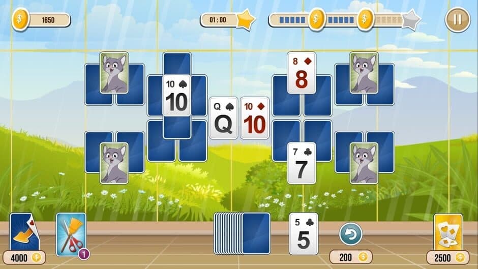 Скриншот 1 из Solitaire TriPeaks Flowers