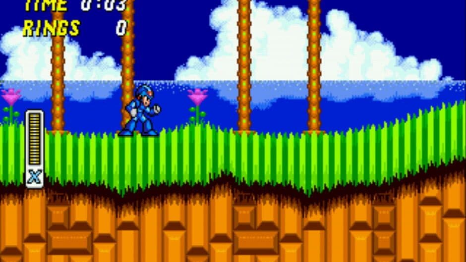 Скриншот 1 из Mega Man X in Sonic the Hedgehog 2