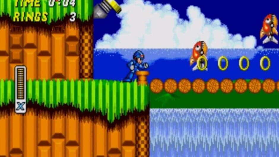 Скриншот 2 из Mega Man X in Sonic the Hedgehog 2