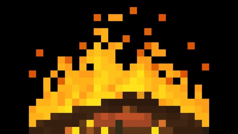 Скриншот 1 из Pixel Fireplace