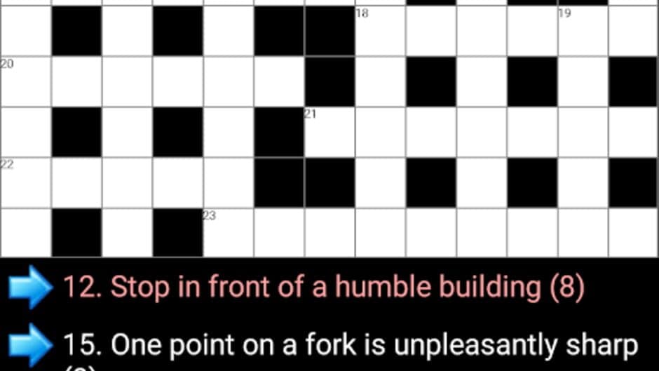 Скриншот 1 из Cryptic Crosswords