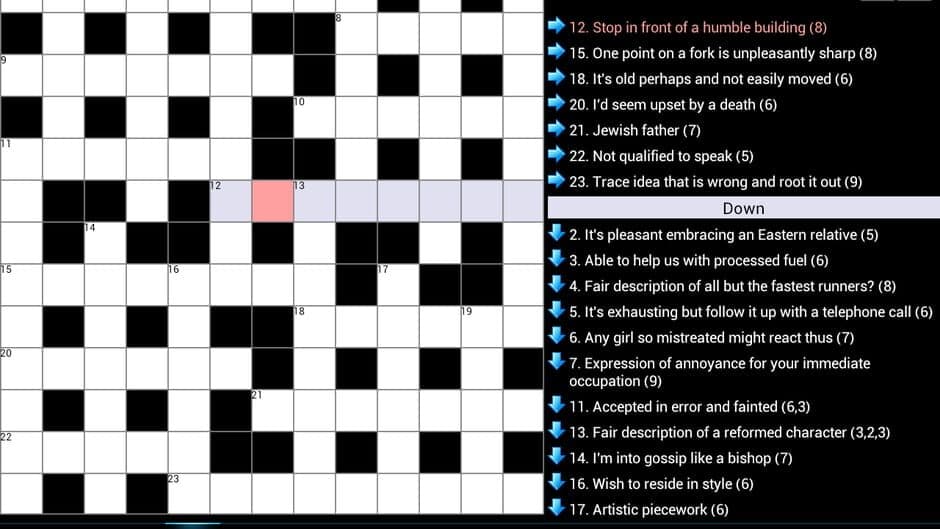 Скриншот 3 из Cryptic Crosswords