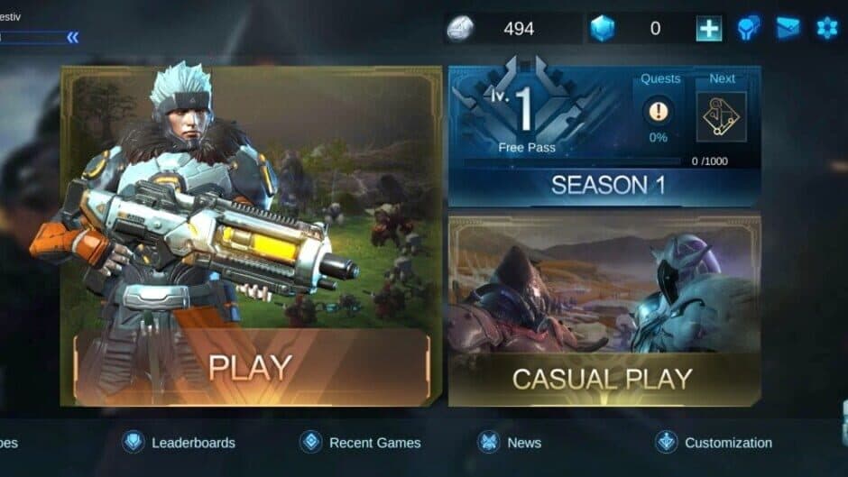 Скриншот 1 из Arena of Evolution: Red Tides