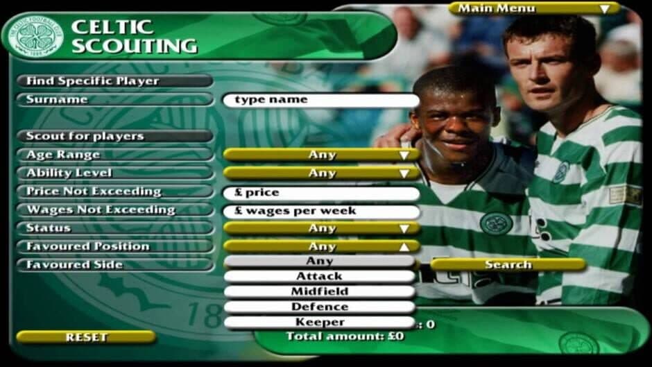 Скриншот 1 из Celtic Football Coach