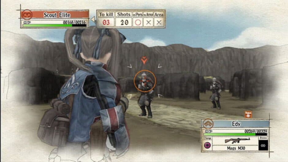 Скриншот 1 из Valkyria Chronicles: Challenge of the Edy Detachment