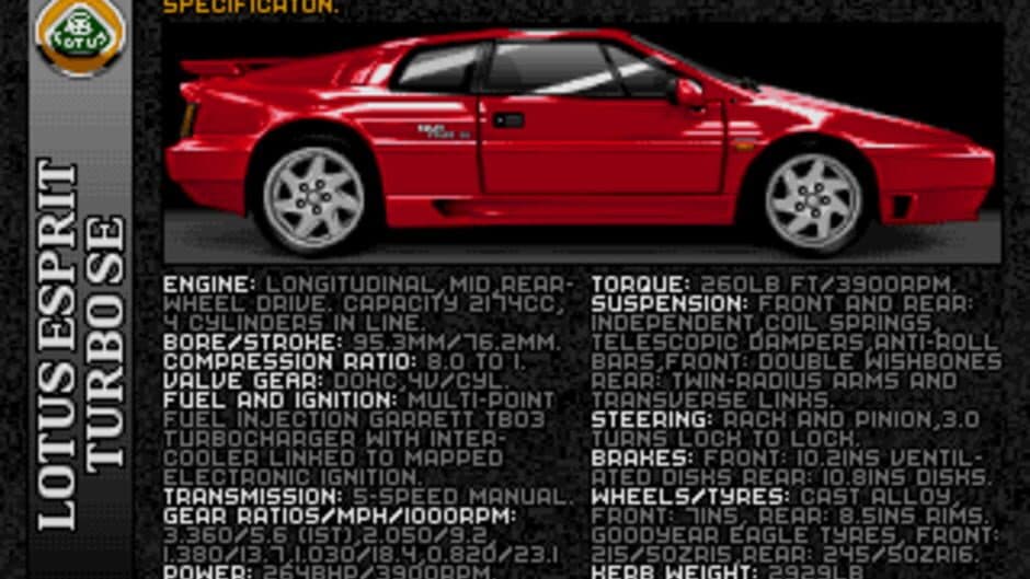 Скриншот 3 из Lotus Esprit Turbo Challenge