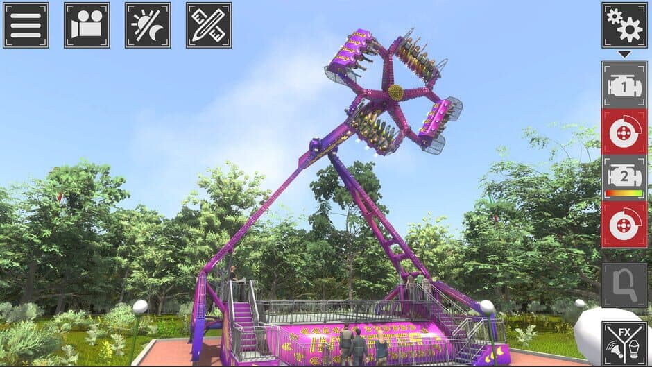 Скриншот 1 из Theme Park Simulator: Rollercoaster Paradise