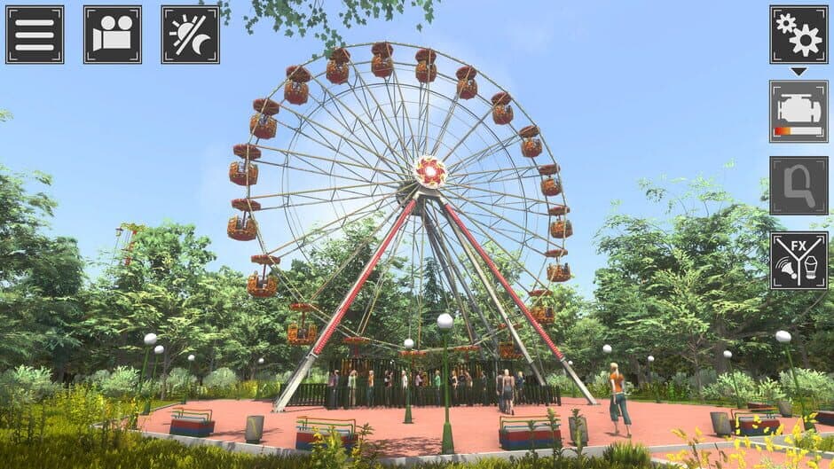 Скриншот 2 из Theme Park Simulator: Rollercoaster Paradise