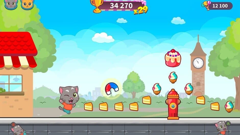 Скриншот 1 из Talking Tom Candy Run