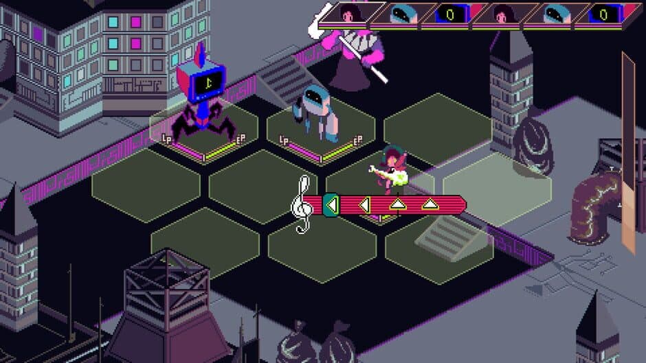 Скриншот 5 из Keylocker: Turn Based Cyberpunk Action