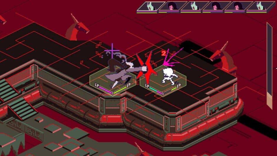 Скриншот 7 из Keylocker: Turn Based Cyberpunk Action