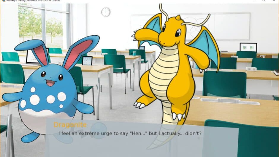 Скриншот 1 из Mudkip's Dating Simulator 1+2
