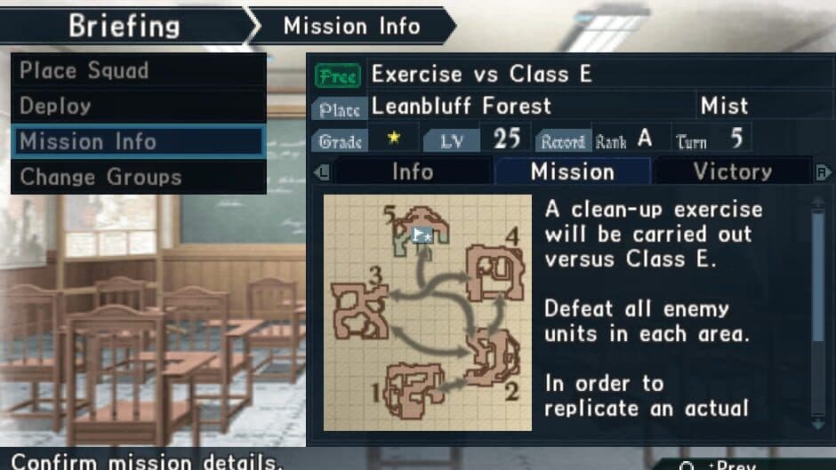 Скриншот 1 из Valkyria Chronicles 2: Exercise vs. Class E