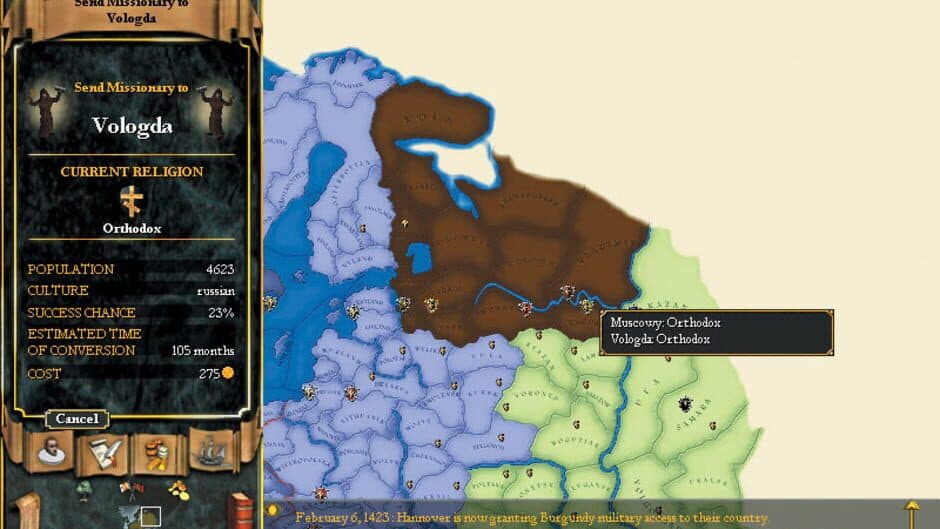 Скриншот 2 из Europa Universalis II