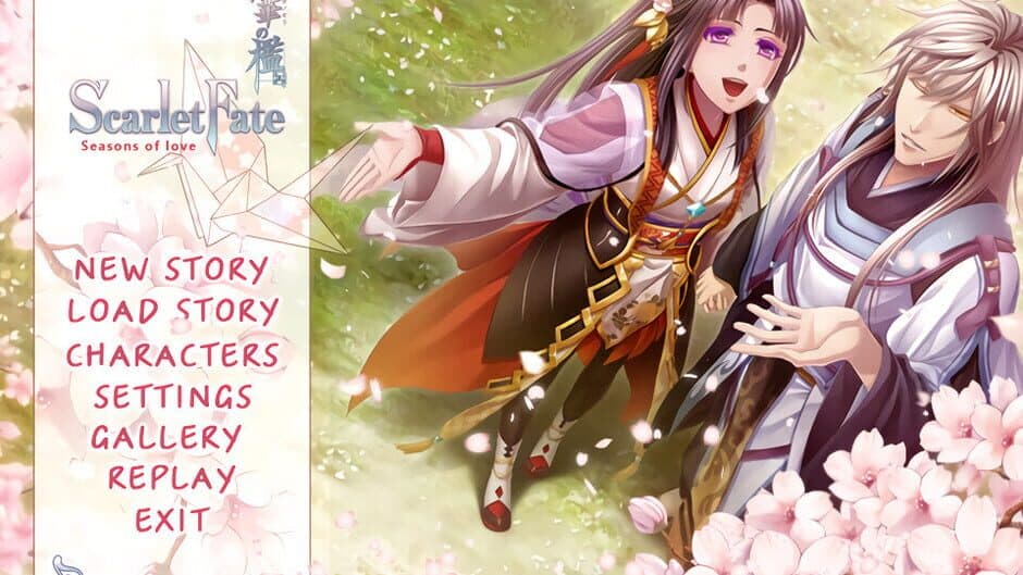 Скриншот 1 из Shirahana no Ori: Hiiro no Kakera 4 - Shiki no Uta