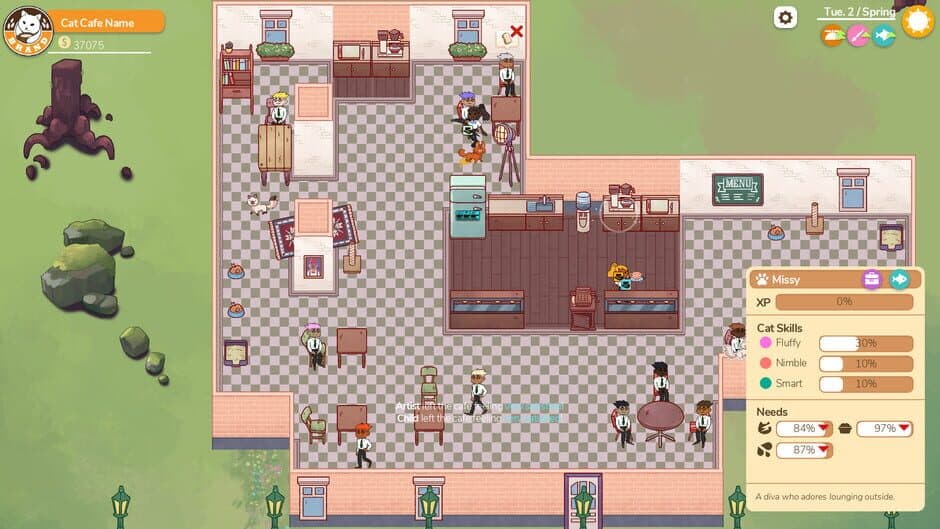 Скриншот 1 из Cat Cafe Manager