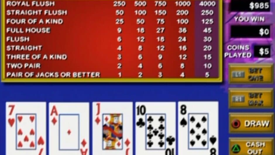 Скриншот 2 из Video Poker & Blackjack