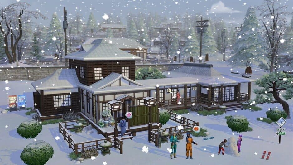 Скриншот 1 из The Sims 4: Snowy Escape