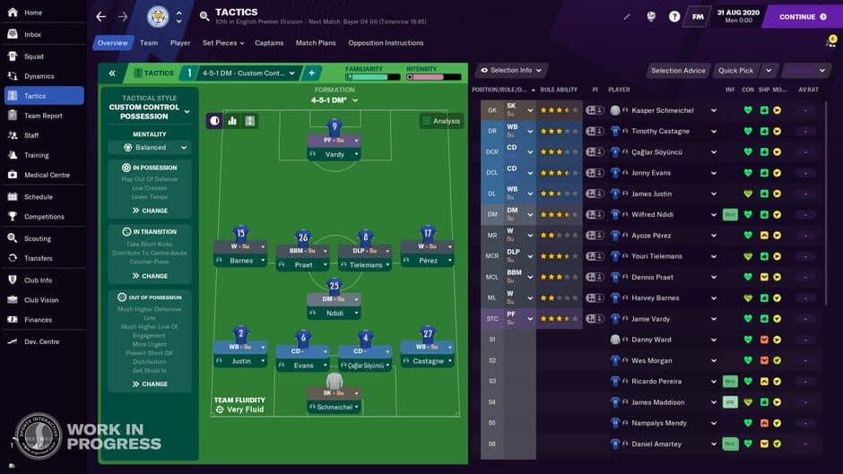 Скриншот 1 из Football Manager 2021