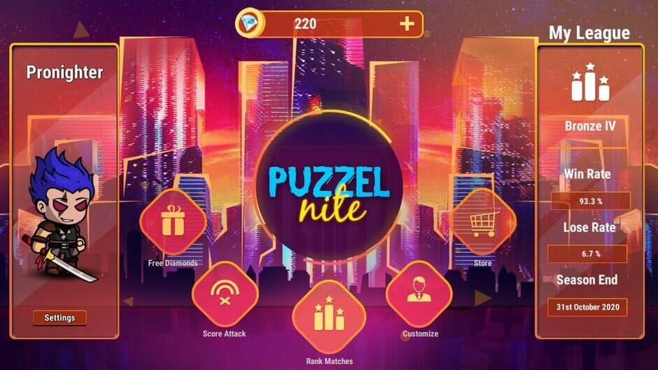 Скриншот 1 из Puzzel Nite