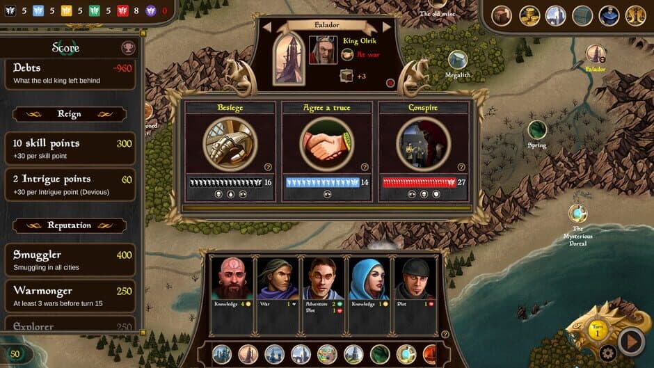 Скриншот 4 из Silmaris: Dice Kingdom