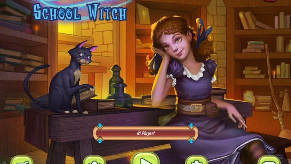 Скриншот 1 из Sweet Solitaire: School Witch