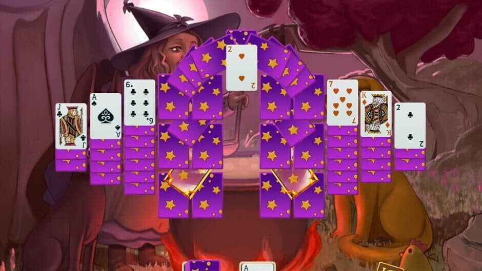 Скриншот 4 из Sweet Solitaire: School Witch