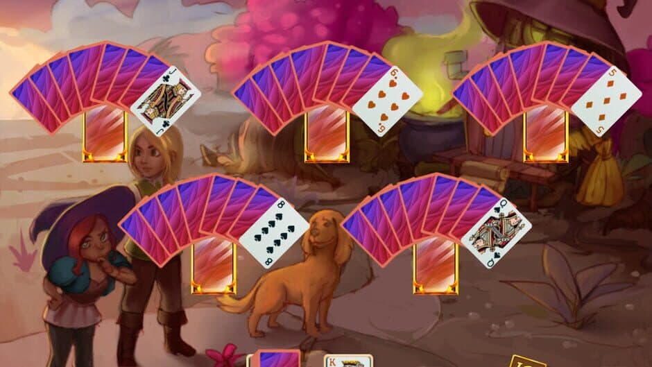 Скриншот 7 из Sweet Solitaire: School Witch