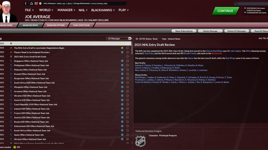 Скриншот 2 из Franchise Hockey Manager 7