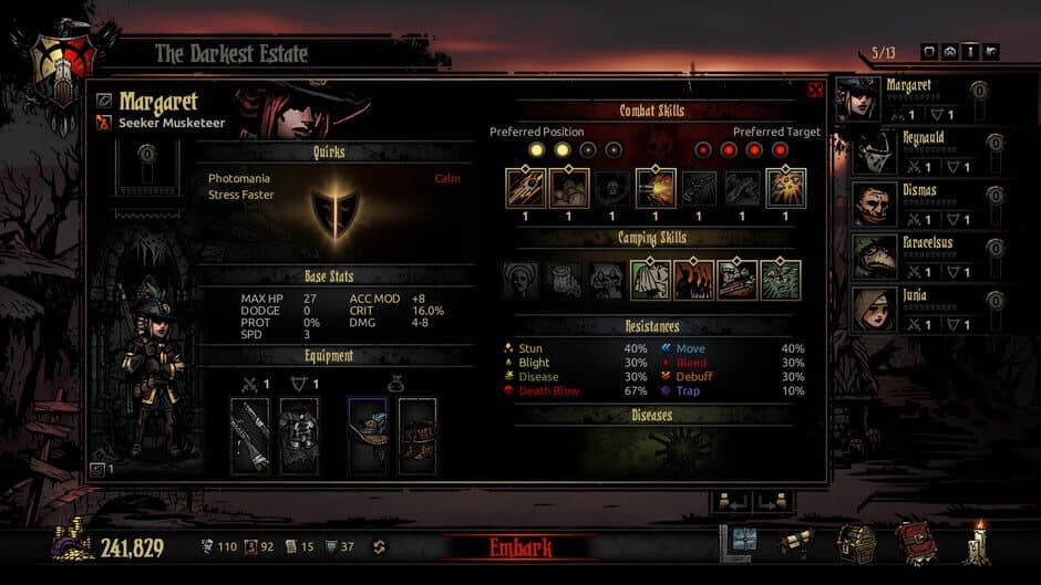 Скриншот 2 из Darkest Dungeon: The Musketeer