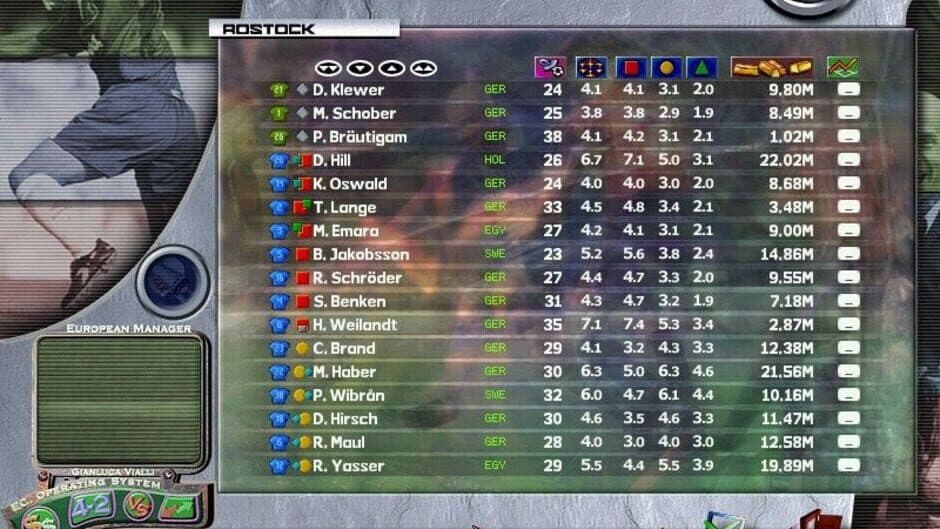 Скриншот 1 из Gianluca Vialli's European Manager