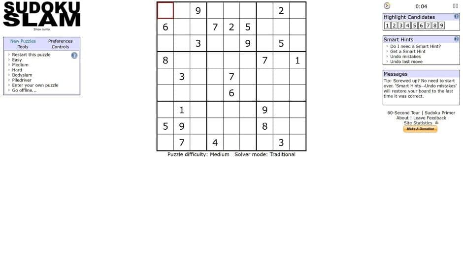 Скриншот 1 из Sudoku Slam