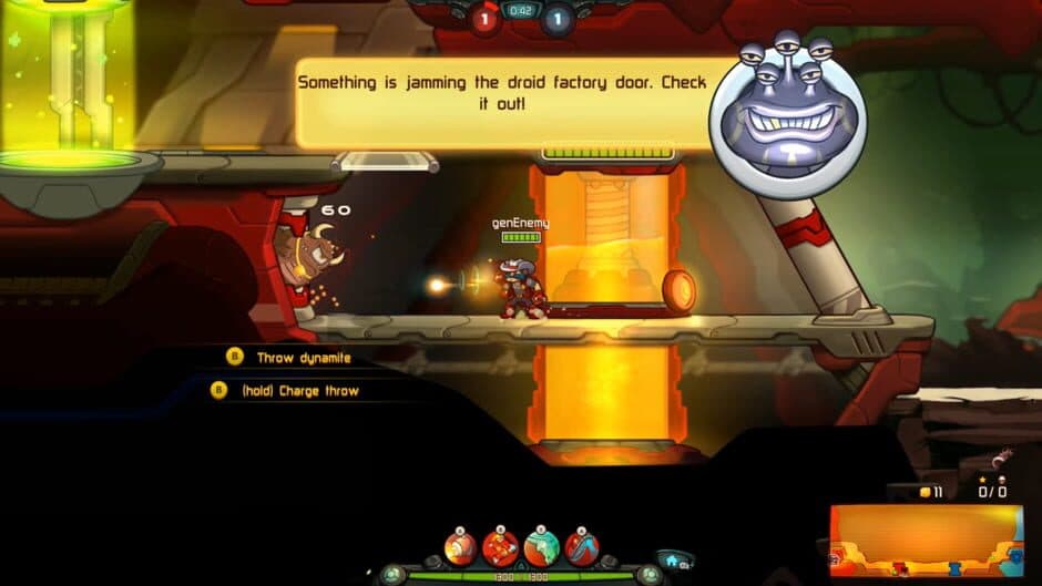 Скриншот 2 из Awesomenauts Overdrive