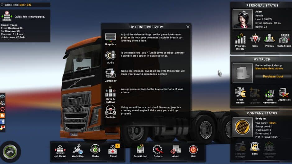 Скриншот 1 из Euro Truck Simulator 2: Legendary Edition
