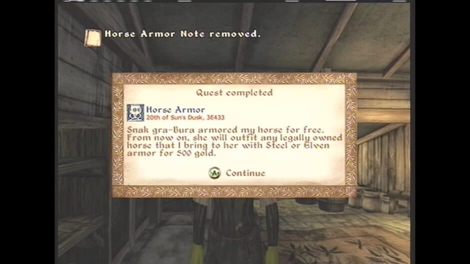 Скриншот 2 из The Elder Scrolls IV: Oblivion - Horse Armor Pack