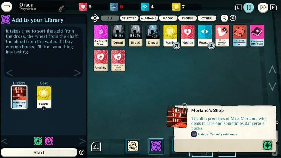 Скриншот 2 из Cultist Simulator: Initiate Edition
