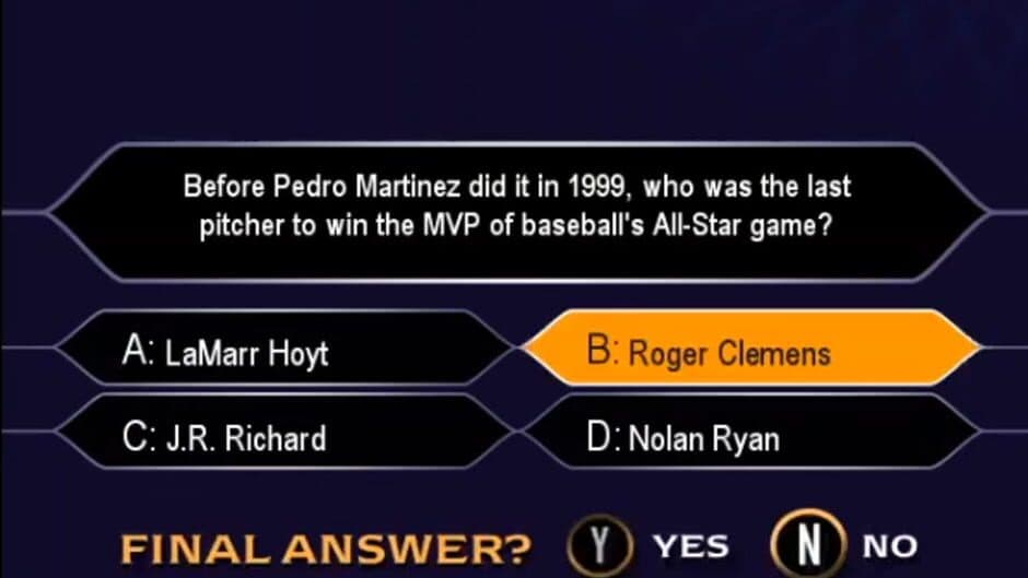 Скриншот 2 из Who Wants to Be a Millionaire: Sports Edition