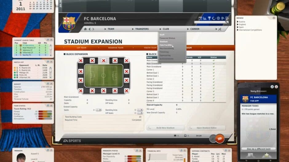 Скриншот 2 из FIFA Manager 12