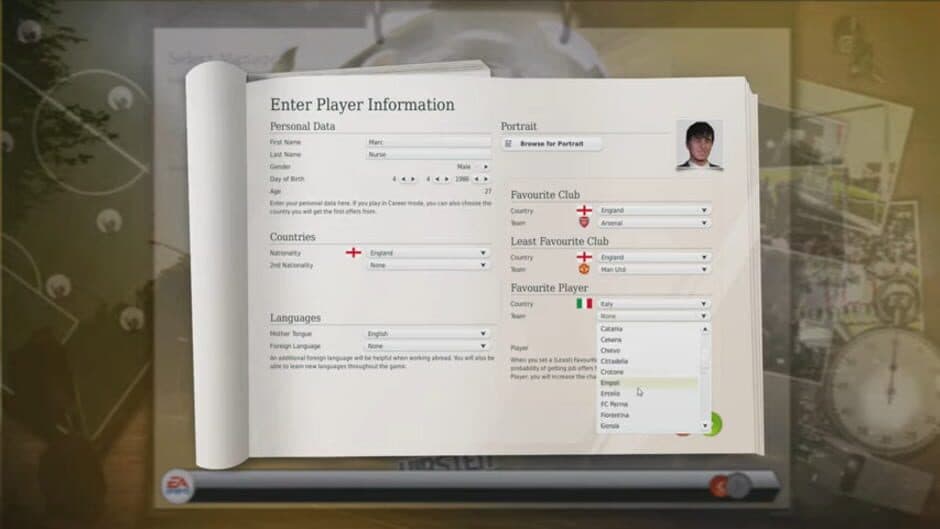 Скриншот 1 из FIFA Manager 14