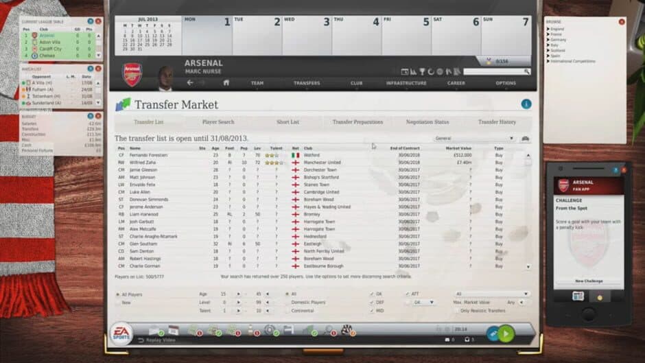 Скриншот 2 из FIFA Manager 14