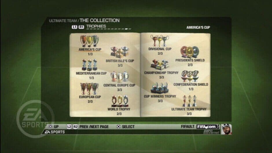 Скриншот 1 из FIFA 09: Ultimate Team