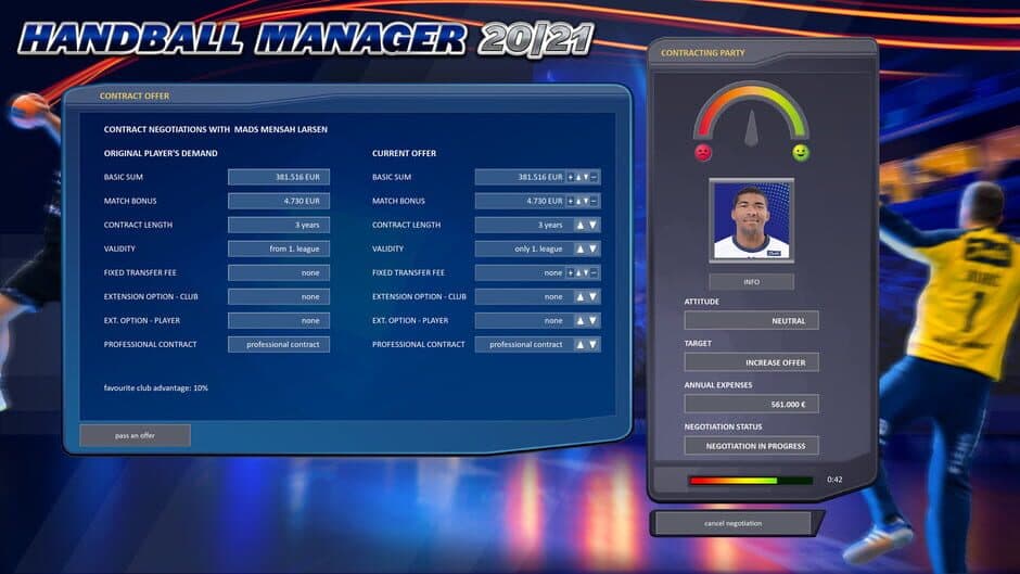 Скриншот 3 из Handball Manager 2021