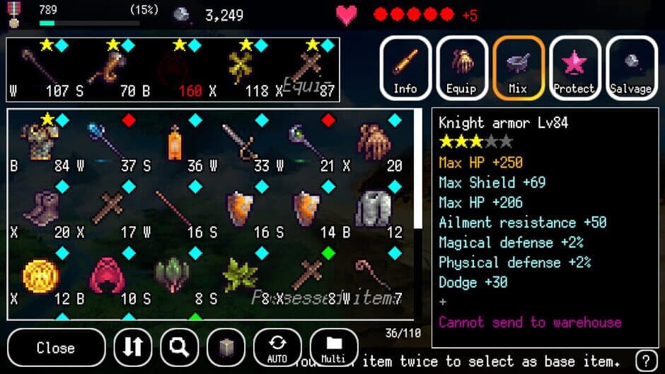 Скриншот 2 из B100X: Auto Dungeon RPG