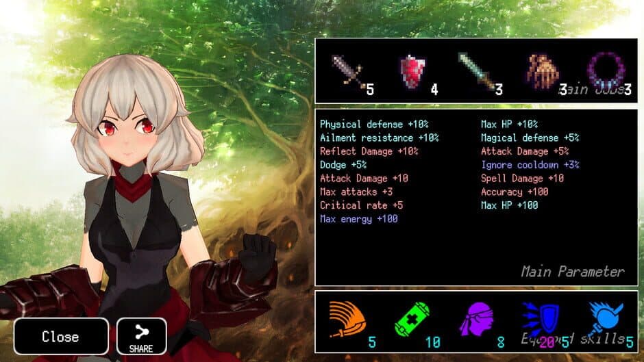 Скриншот 4 из B100X: Auto Dungeon RPG