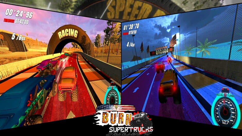 Скриншот 1 из Burn! SuperTrucks