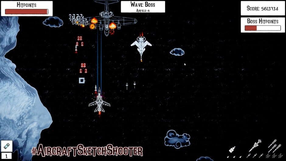 Скриншот 2 из Aircraft Sketch Shooter