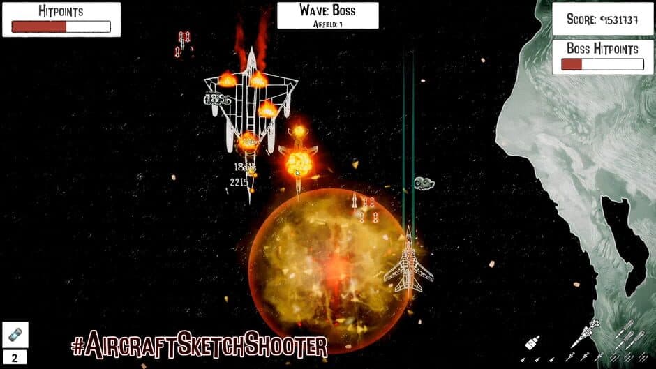 Скриншот 4 из Aircraft Sketch Shooter