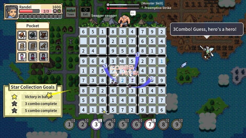 Скриншот 3 из Sudoku RPG