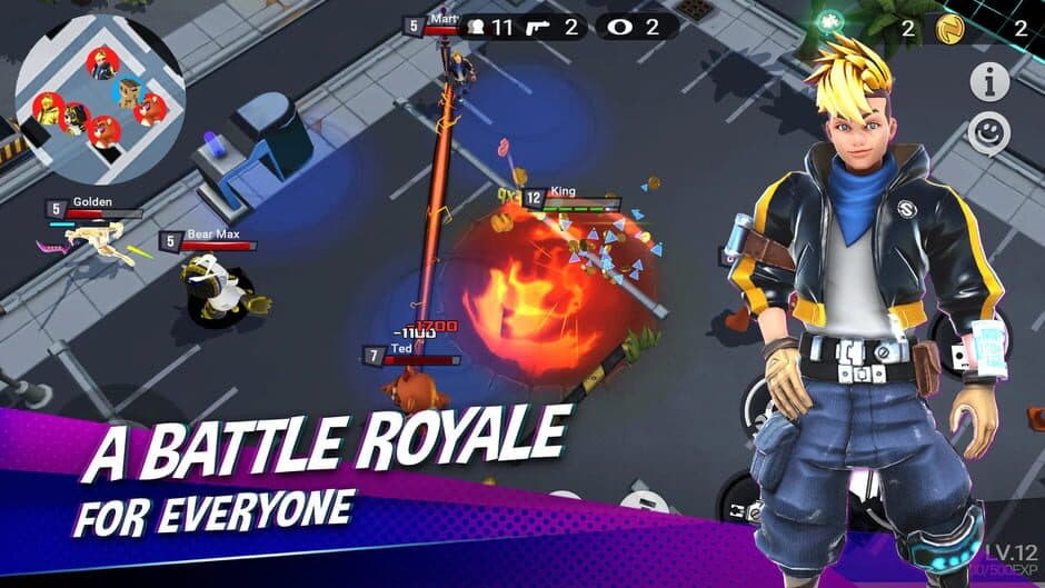 Скриншот 1 из Battlepalooza: Free PvP Arena Battle Royale